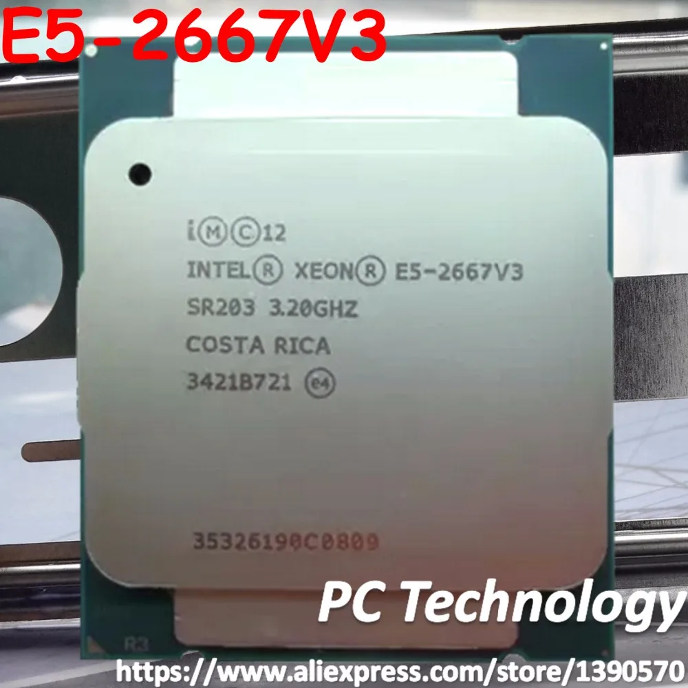 Оригинальный процессор Intel Xeon OEM verison E5 2667V3 3 2 ГГц 8 ядер 20 м 5 Вт 135 1 год гарантии 2667