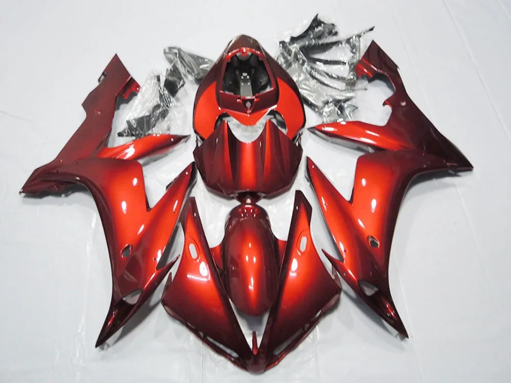 

Plain Red Complete Fairing Injection Bodywork for 2003-2005 Yamaha Yzf R6 R600