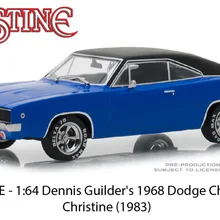 Зеленый светильник 1: 64 Dennis Guilder's 1968 Dodge зарядное устройство R/T сплав игрушечный автомобиль игрушки для детей литая модель автомобиля подарок на день рождения