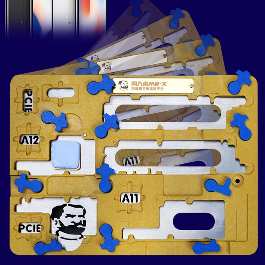 Механик MR-X Взрывозащищенная Материнская плата Процессор NAND отпечаток пальца Ремонт печатной платы Держатель приспособление для iPhone XR/Xs Max/X