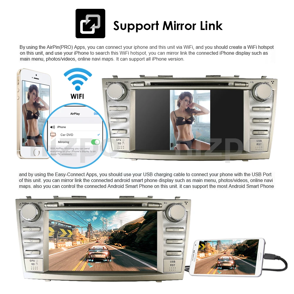 Clearance Android8.0/8Core 4Core/Android7.1/8.1 Car DVD Player For Toyota Camry 2008-2011 GPS Navi SD/USB Touch Screen Radio mp3 Bluetooth 51