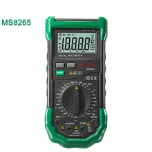 MASTECH MS8265 AC DC Вольт Ампер Ом измеритель емкости и частоты транзистор непрерывность диодный тестер