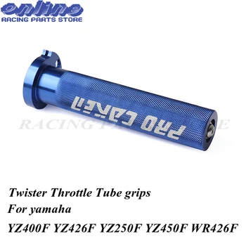 

CNC aluminum Twister Throttle Tube grips for yamaha YZ400F YZ426F YZ250F YZ450F WR426F dirtbike motorcycle accessories parts
