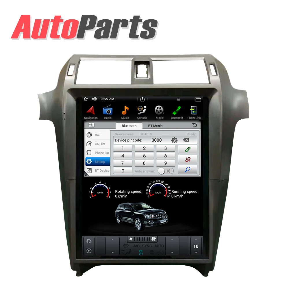 Sale Android Tesla style Car DVD Player GPS Navigation For Lexus GX400 GX460 2016 2017 2018 head unit multimedia radio tape recorder 3