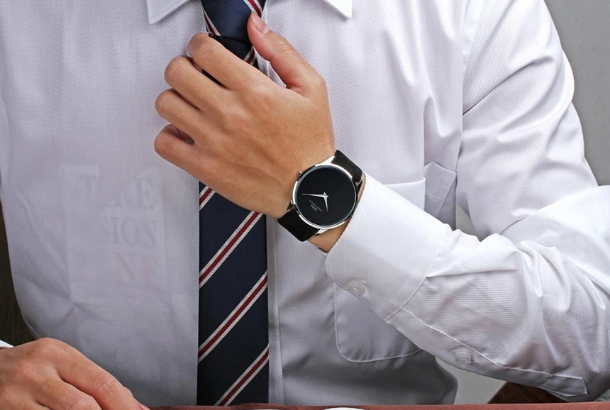 IBSO Роскошные простые парные часы ультра тонкие кварцевые часы для мужчин и женщин кожаный ремешок часы B2219