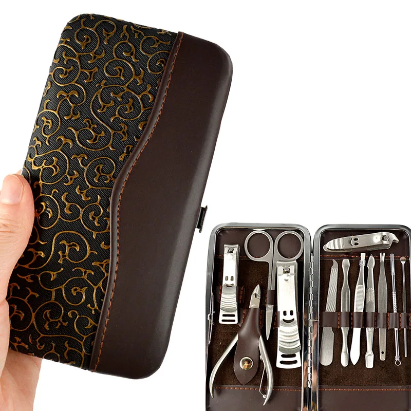 

Set of 12 Professional Manicure Tools Nail Alipper Cuticle Clipper Pedicure Kit