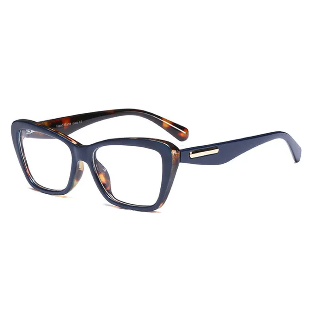 BCLEAR Новое поступление женские оптические очки с пружинными петлями Модные женские кошачий глаз стильные очки по рецепту - Цвет оправы: C 4