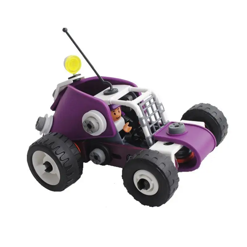 

Kids 4 in 1 Diy Assembly Blocks Nut Engineering Vehicle Toy