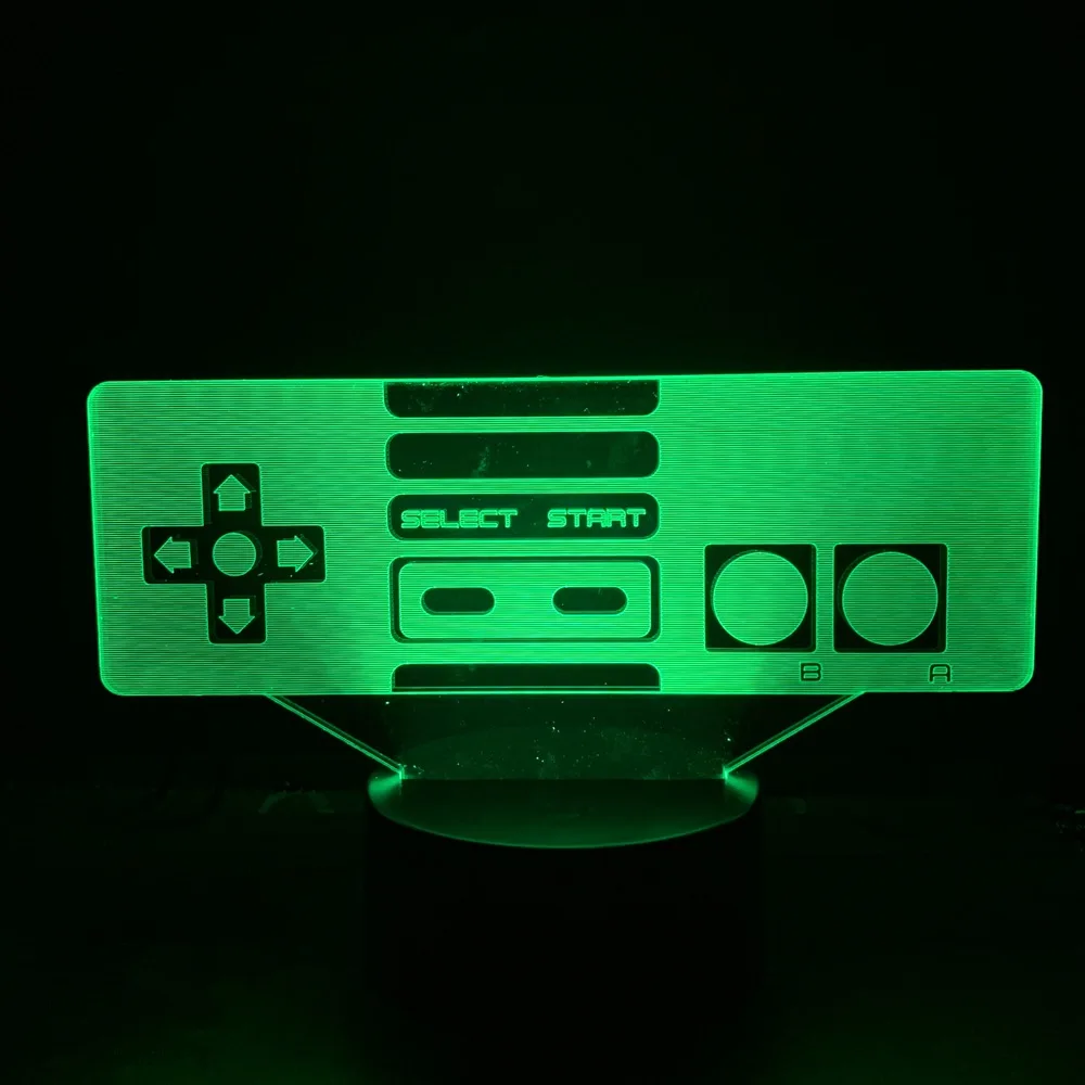 

Led Night Light Best Prize for Teenagers Nightlight Games Controllers USB Decorative Console Light Visualization 3d Sensor Lamp
