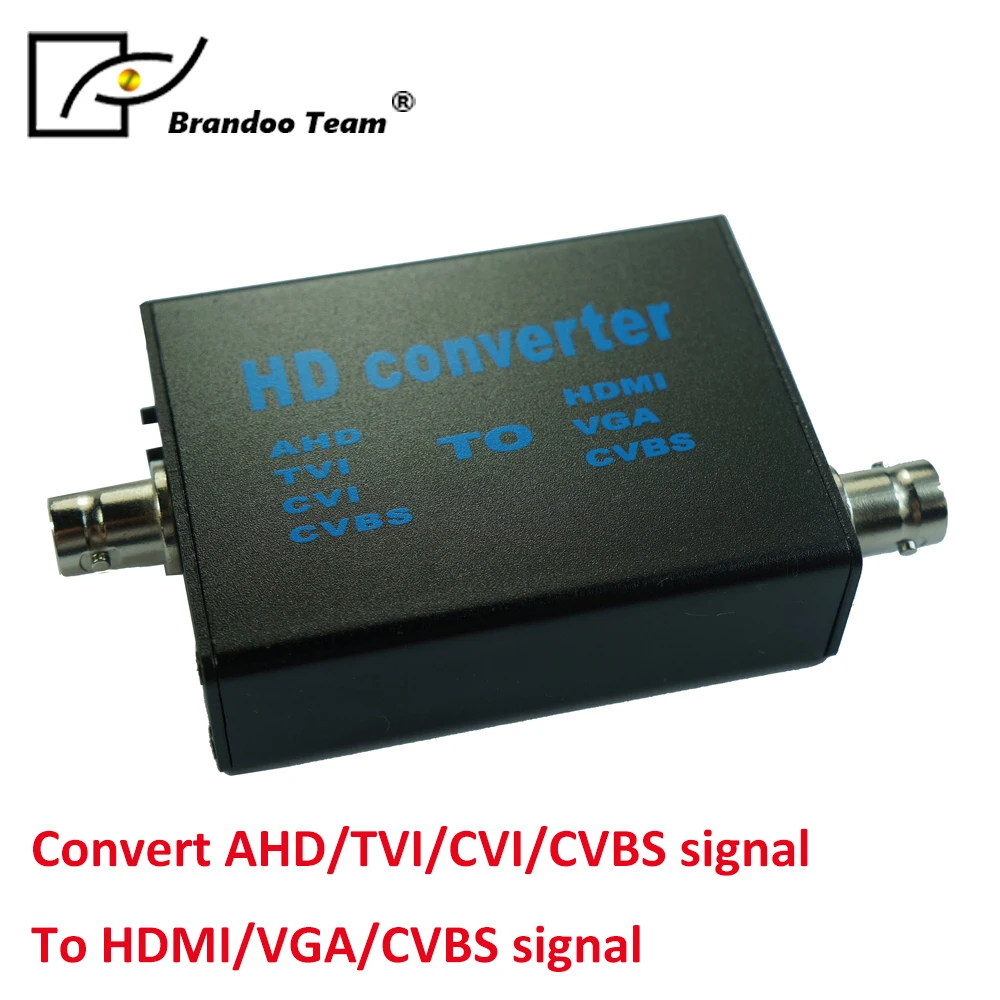 

Hot sale! HD AHD CVI TVI CVBS to HDMI VGA CVBS 4 in 1 Video Converter
