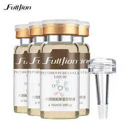 Fulljion шесть пептидов чистый коллагеновый белок жидкая Гиалуроновая кислота против морщин против старения Сыворотка для подтяжки лица