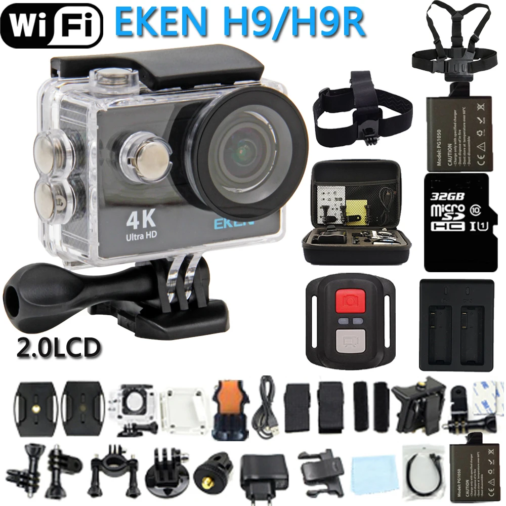 Prix pour D'origine EKEN D'action Caméra eken H9R/H9 Ultra HD 4 K WiFi Télécommande Sport Vidéo Caméscope DVR DV aller Étanche pro caméra Prix pour D'origine EKEN D'action Caméra eken H9R/H9 Ultra HD 4 K WiFi Télécommande Sport Vidéo Caméscope DVR DV aller Étanche pro caméra