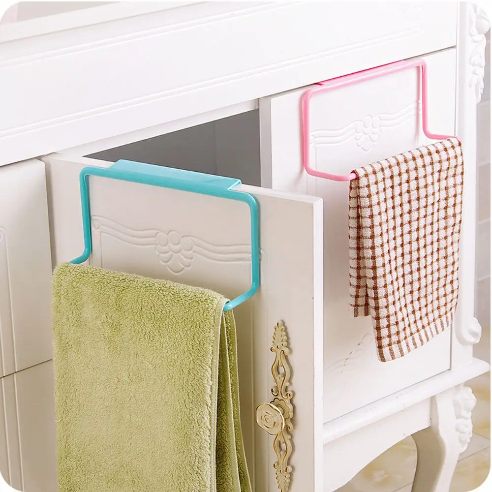 Plastic Over Door Towel Holder towel rack towel hooks towel holder door hooks bathroom hooks 1PC