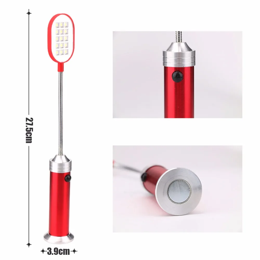 Гибкий Магнитный SMD светодиодный фонарик, лампа с магнитом, фонарь, идеально подходит для работы дома, фонарик