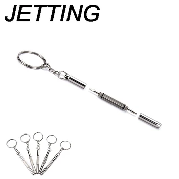 

1pc Or 5pcs Multifunction Eyeglass Screwdriver 3-in-1 Home Sunglass Eyeglass Cellphone Watch Repair Keychain Screwdriver Tool