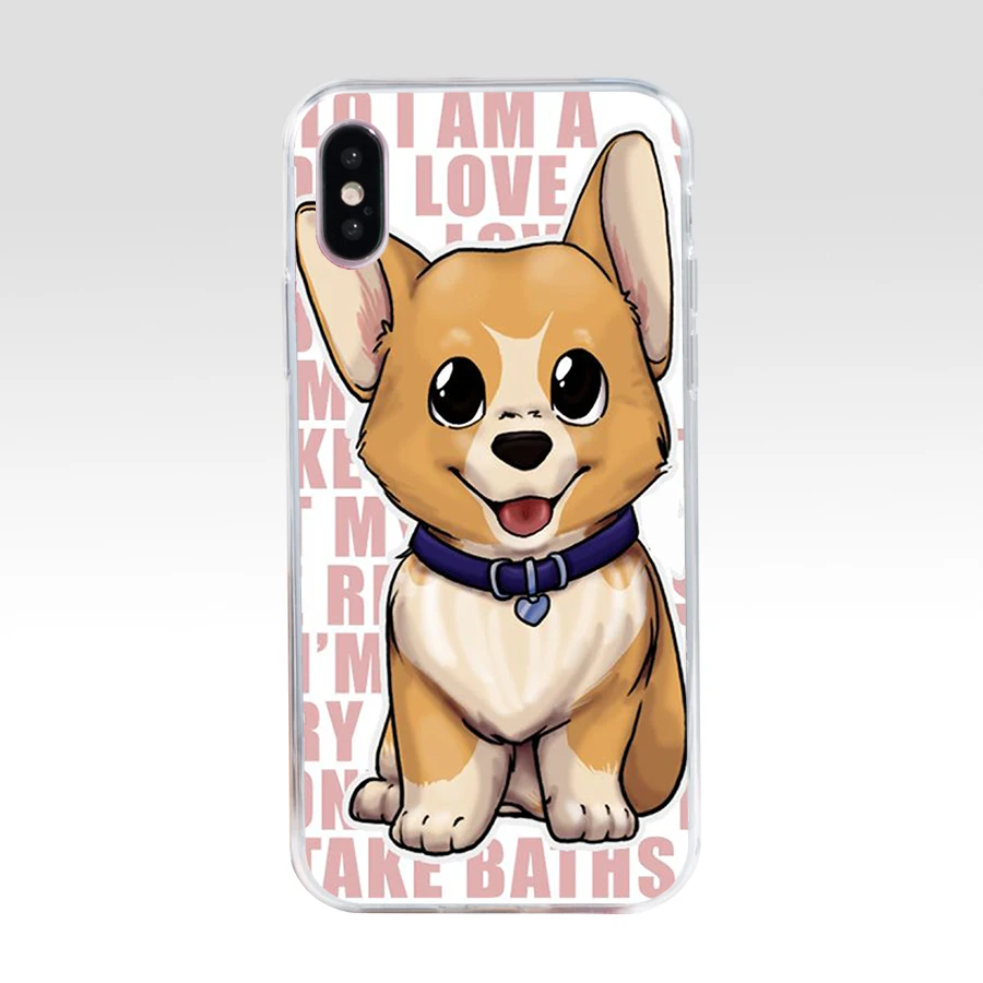 179SD Welsh corgi PC жесткий пластиковый подарок Мягкий Силиконовый ТПУ чехол для