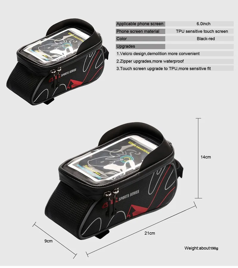 Новинка! CBR велосипедная сумка для мобильного телефона, сумка для мобильного телефона, сумка для седла, посылка, оборудование для езды на велосипеде