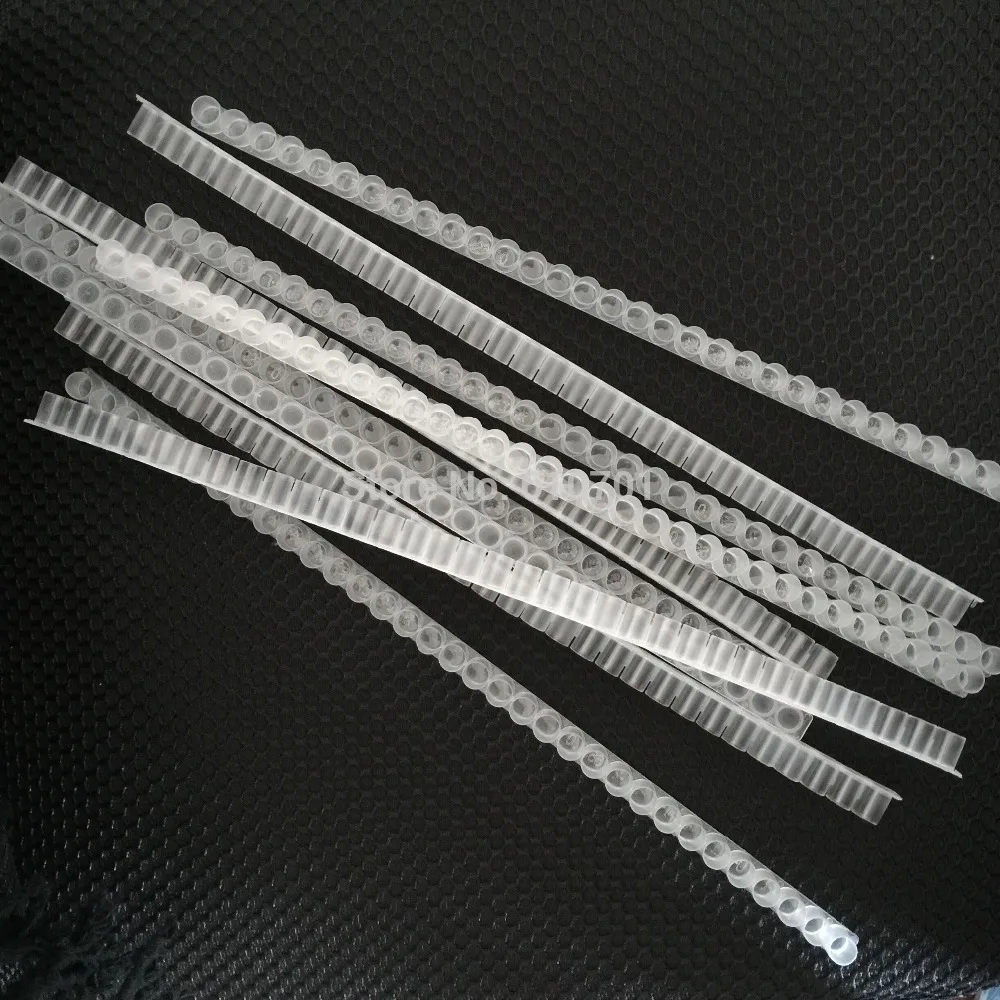 

10pcs Queen Bee Cell Bar Strip Set Base for Beekeeping With Queen Cell Cups 33 Hole Plastic Cups