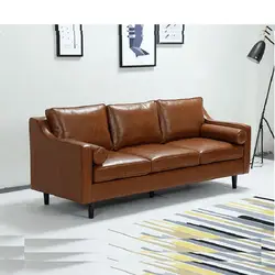 U-BEST мебель для гостиной 2 местный кожаный диван шоколадные художественные скандинавские диваны 3 местный черный кожаный диван