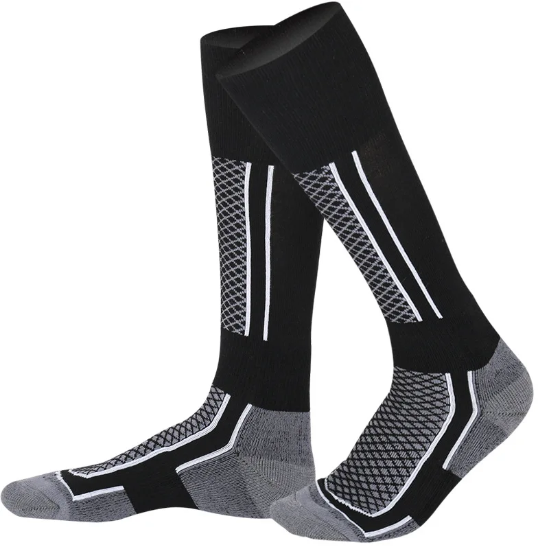 

Men Women New Compression Long Skiing Skating Running Socks High Elastic Sports Stocking Leg Support Stockings athletic socks