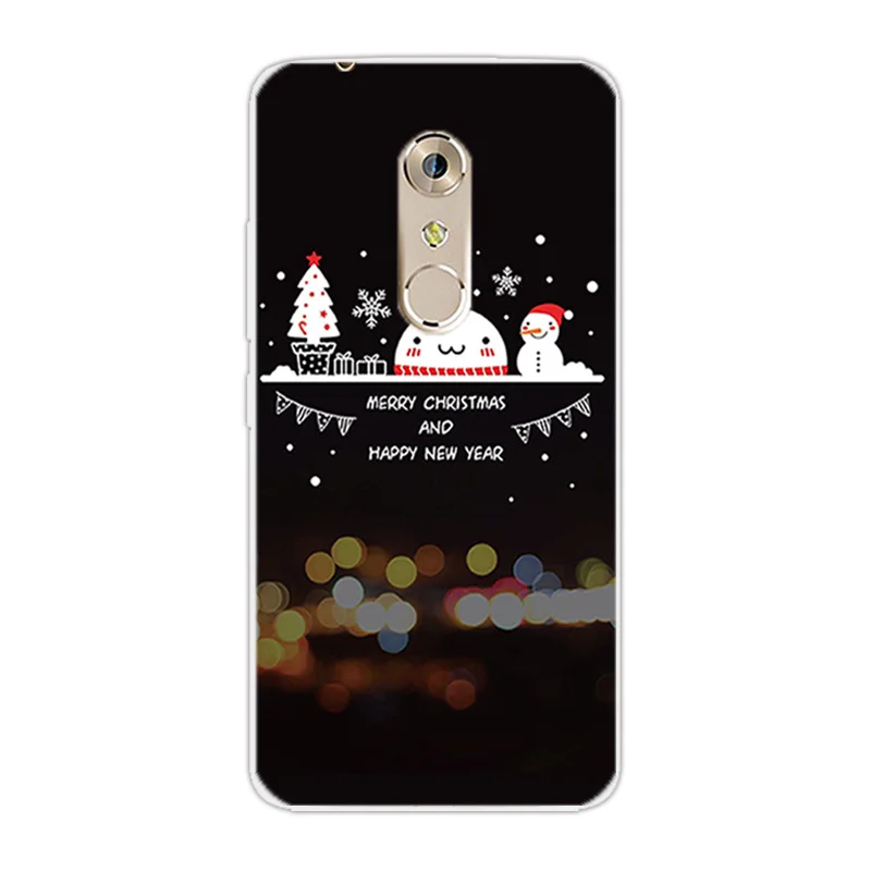 Для ZTE Axon 7 A2017 чехол с ночным мотивом Прозрачный мягкий силиконовый тонкий