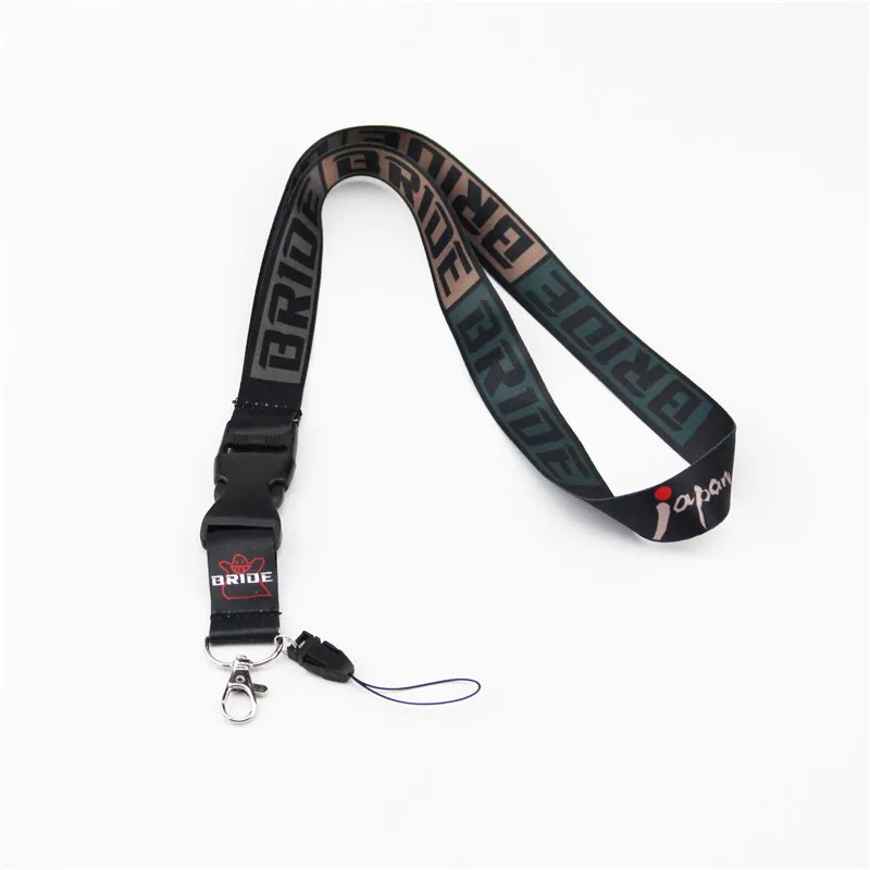 Buy Bride JDM Lanyard Auto Key Chain Key Ring Mobile ID Card Hanging Strap