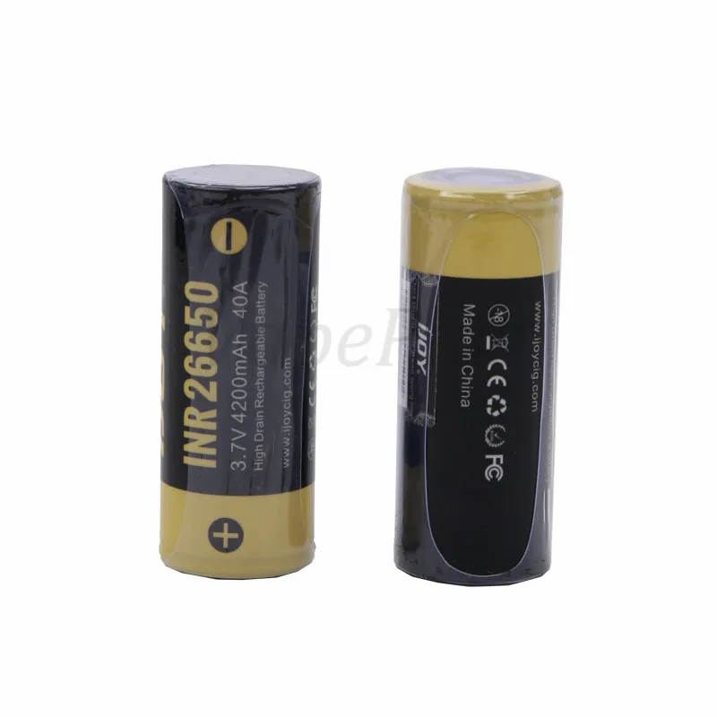 Original IJOY 26650 battery 4200mAh 3.7vV 40A Rechargeable Electronic Cigarette Battery for 26650 Vape Box Mod 05