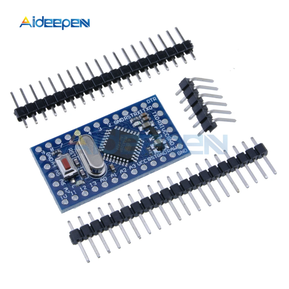 Pro Mini atmega328 Мини ATMEGA328P 5 в 16 МГц модуль с кристаллическим осциллятором булавки заменить ATMEGA128 для Arduino Nano 33,8x18 мм