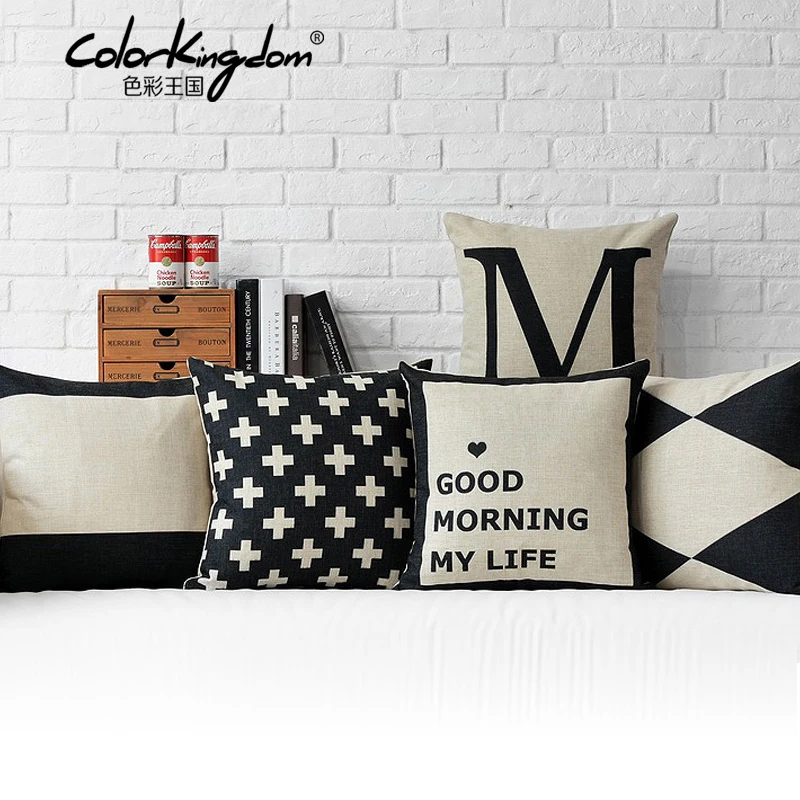 Оптовая продажа британские минималистичные диванные подушки Декоративные в