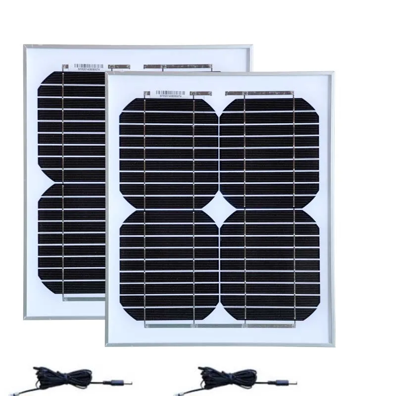 

Portable Solar Panels 12V 10W Waterproof Solar Charger Zonnepaneel Off Grid System Solar Light Phone Charger Photovoltaic Panel