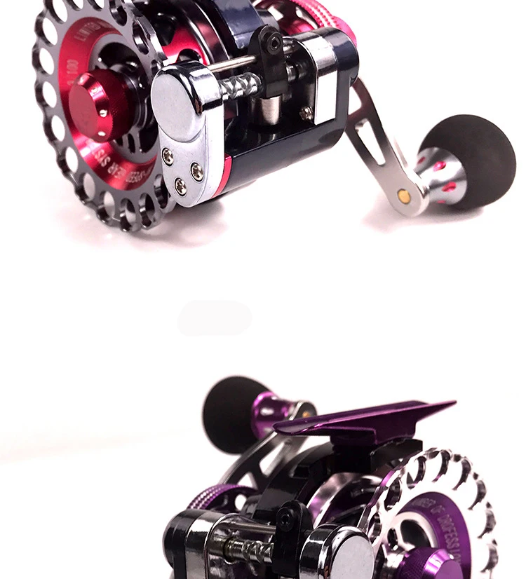 PureLeisure Fishing Reel 10+1BB Saltwater Baitcasting Coil Reel Wheel Bait Casting Fishing Reel 2.6:1 High Speed Lure Fish Wheel