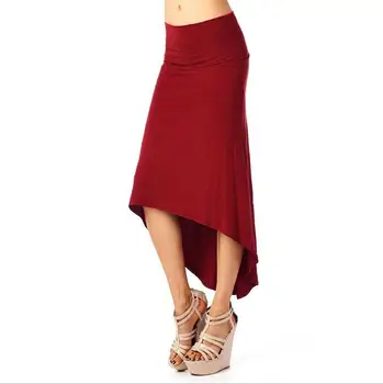 

Women Long Skirt 2018 Autumn Winter High Waist Package Hip Dovetail Skirts Faldas Ankle-Length Bodycon Female Falda BH902