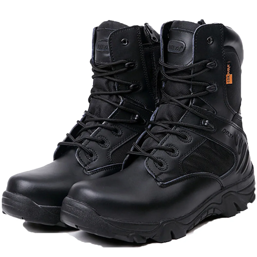 Spring Autumn Men Military Combat Boots Tactical Desert Shoes Climbing Ankle Boots Men Work Army Botas
