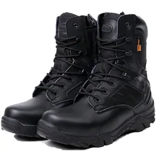Spring Autumn Men Military Combat Boots Tactical Desert Shoes Climbing Outdoor Ankle Boots Men Work Army Botas Tacticos Zapatos