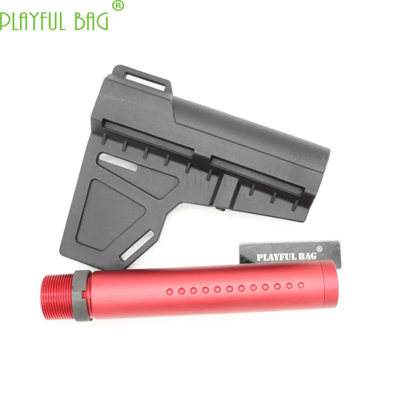 PB игривый мешок новая модель гелевый шариковый пистолет jinming9 нейлон KAK tomahawk gunstock Модернизированный материал крепление barrle brace аксессуар T151 - Цвет: a set