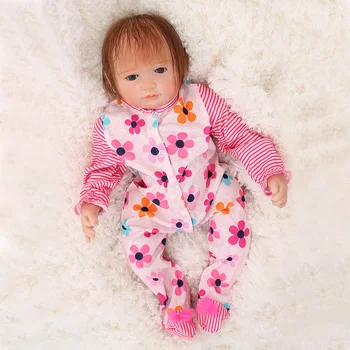 

New 46cm Silicone Reborn Super Baby Lifelike Toddler Baby Bonecas Kid Doll Bebes Reborn Brinquedos Reborn Toys For Kids Gifts