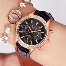 Women Watches LIGE Luxury Brand Girl Quartz Watch Casual Leather Ladies Dress Watches Women Clock Relogio feminino Montre Femme melissa shining crystals dress watches women real leather dress wrist watch personalized moon dial relogio quartz montre femme