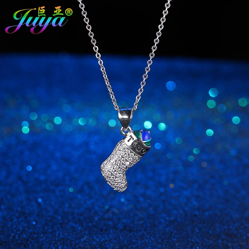 Женский подарок на Рождество Juya с микро покрытием и цирконием|fashion necklace|necklace