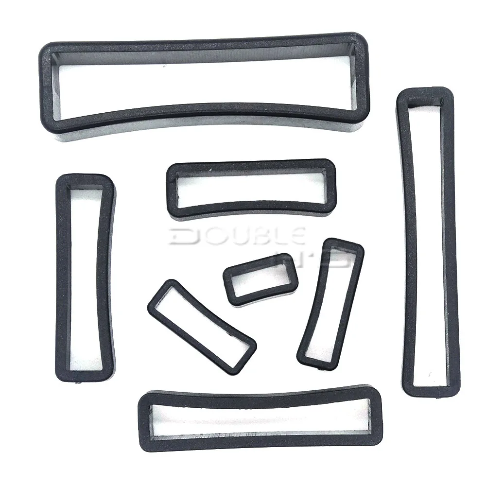 

20pcs/lot Plastic Belt Loop Keeper Square Loop Buckles Belt Harness Backpack Straps