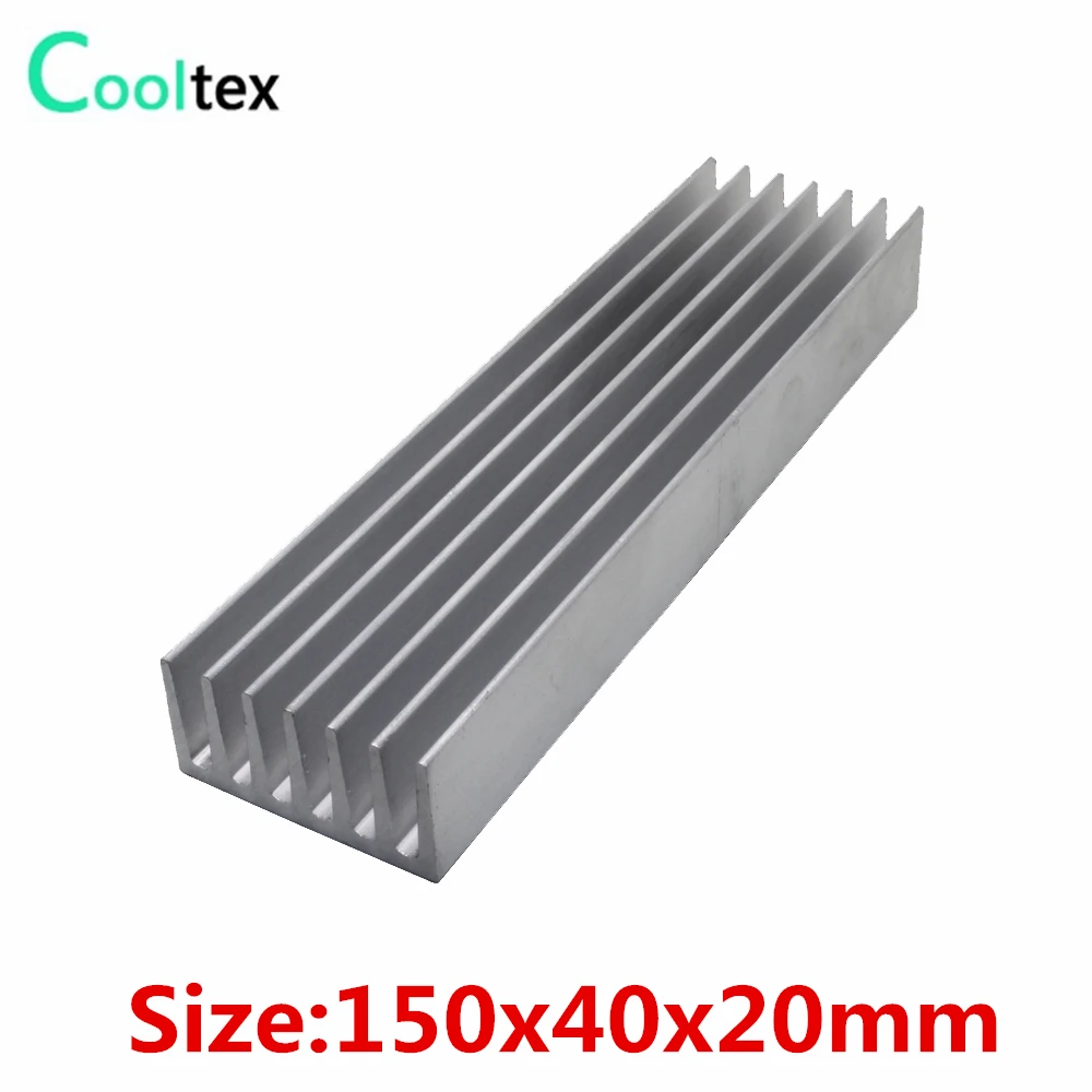 150x40x20 ملليمتر الألمنيوم المبرد الحرارة بالوعة ل شرائح vga ram led الإلكترونية ic الدوائر المتكاملة برودة التبريد