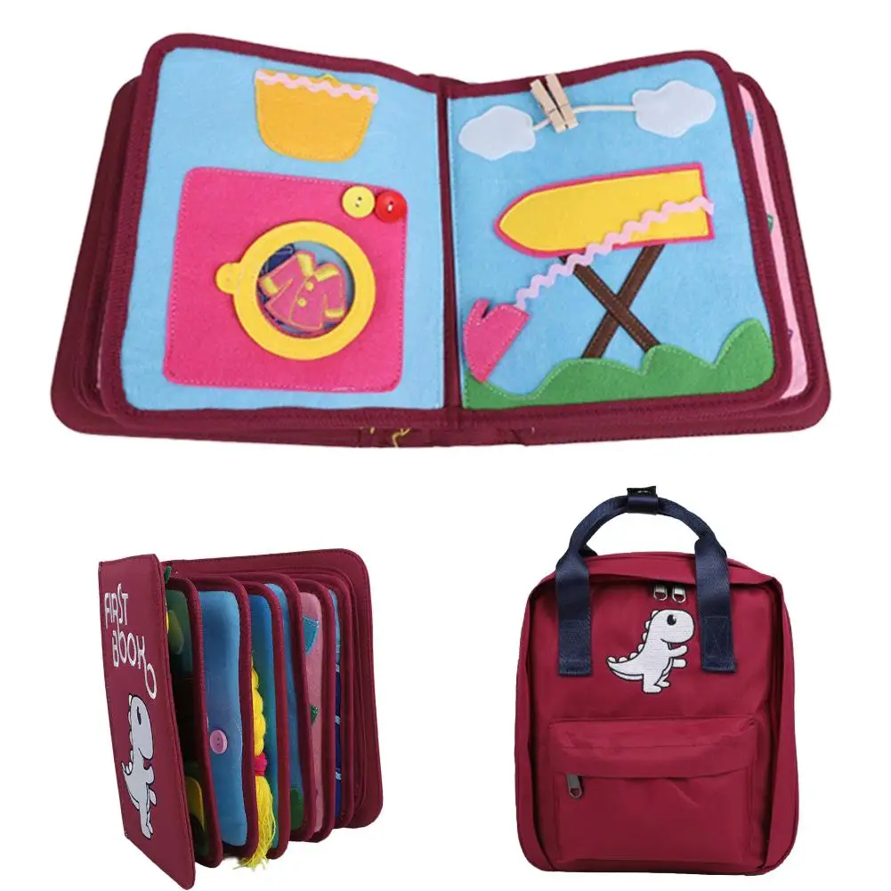 

3D Cloth Book DIY Non-Woven Panting Book Manual Intelligence Puzzle Children Toy Early Education Development Reading Book New