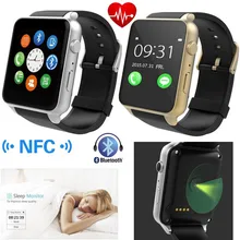 GT88 Smart Watch NFC Bluetooth Wristwatch Phone With Screen Touch Heart Rate Monitor Pedometer For Android IOS Mobile Phones