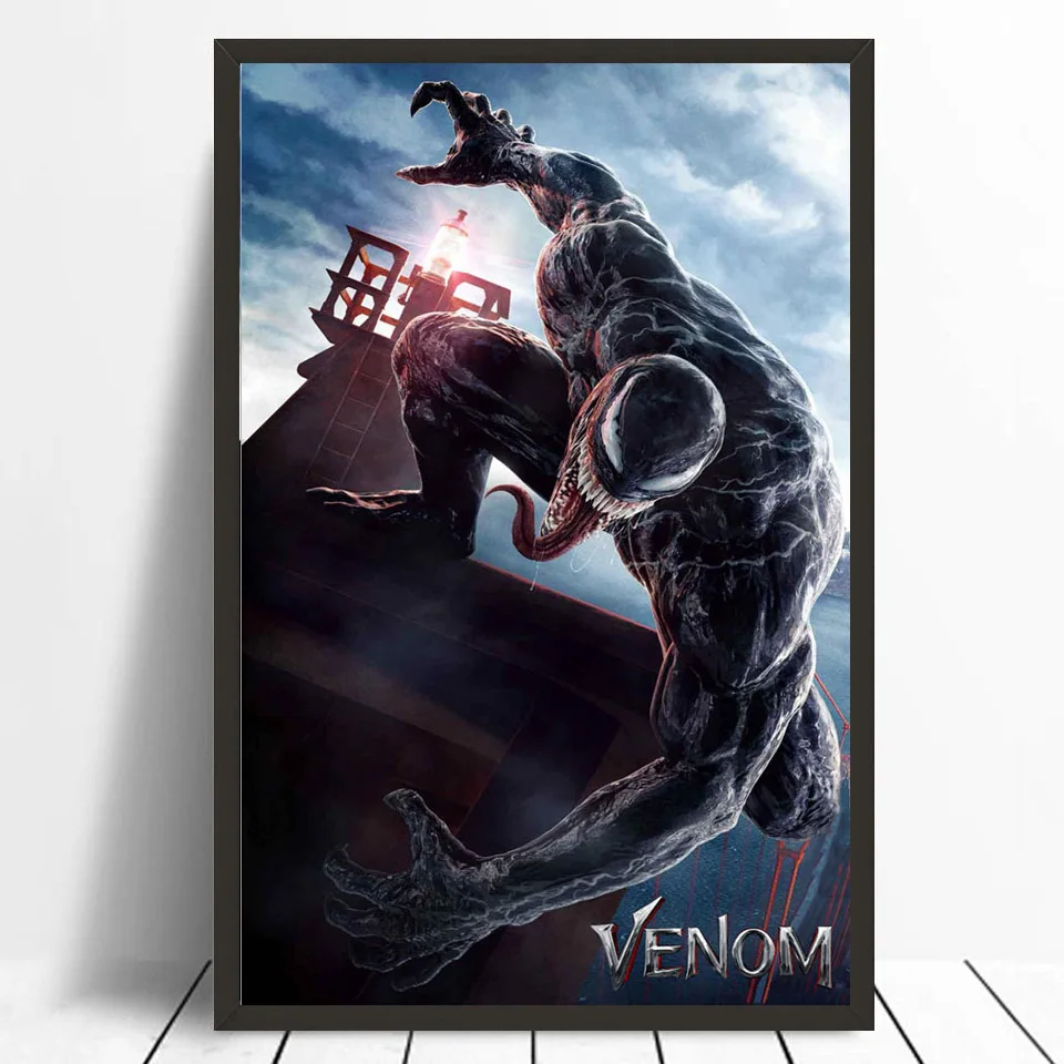 Venom Marvel Hot Movie Art Silk Poster Canvas Print 12x18 24x36 inch