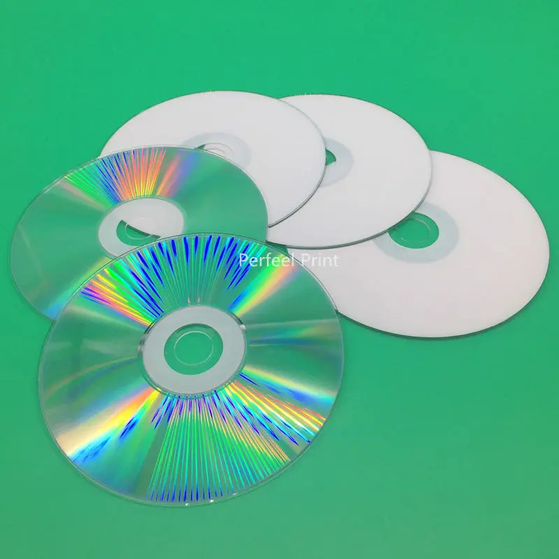 5 шт./лот 700MB струйный пустой для печати CD CD-R диск 80 минут 52x мульти скорость для медиа аудио хранения данных