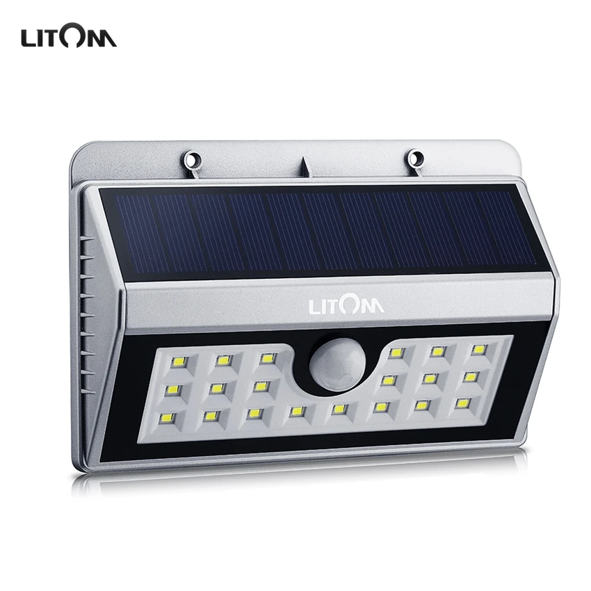 Lampion Litom Wireless Solar Powered 20 LED Solare PIR Lampion Litom Wireless Solar Powered 20 LED Solare PIR