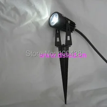 DHL! Высококачественный водонепроницаемый 3 Вт светодиодный прожектор для улицы с шипами, светодиодный садовый свет, 110-250В переменного тока, DS-07-10A-3W