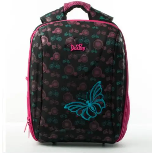 

Delune Brand Kids Ergonomic Design Boys 3D Cartoon Schoolbag Backpack EVA Folded Nylon Orthopedic Children School Bags For Girls