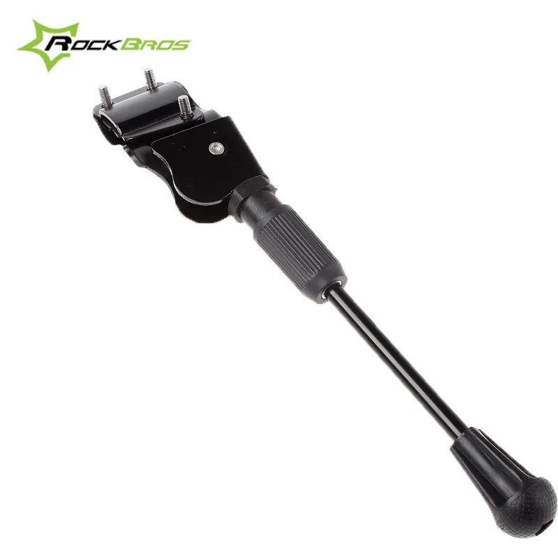 Rockbros Bicycle Kickstand Black and White Adjustable Bike Side Kick