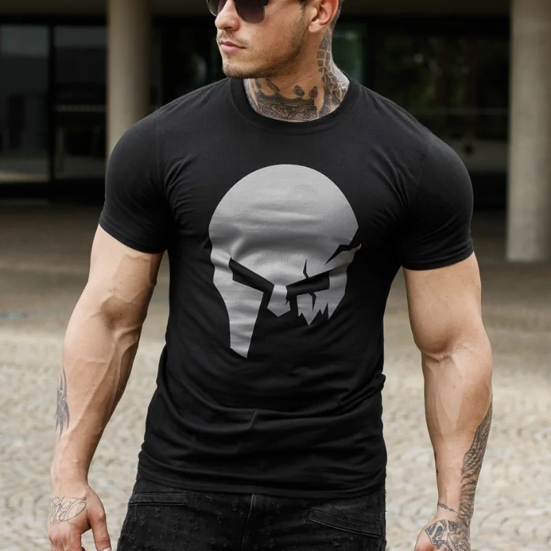 

2019 Gym Shirt Sport Shirt Men Fitness Running Shirt Man Dry Fit Short Sleeve Training T Shirt Mens Rashgard Sportswear Tshirt