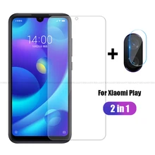 2 in 1 For Xiaomi Mi Play MiPlay Tempered Glass Sc
